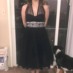 Black and White Formal Dress